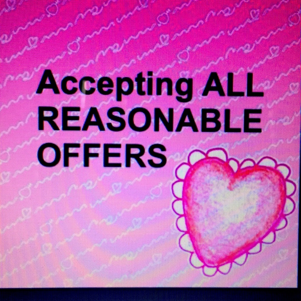 ACCEPTING REASONABLE OFFERS